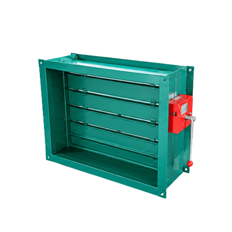 Fire dampers, check valves, regulating valves, etc.